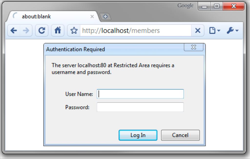 Web Authentication Authentication is a bi-directional process Client Server Mutual authentication