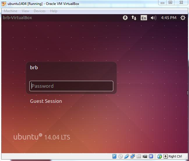 The Ubuntu Desktop OS is ready. You may find the desktop screen is too small.