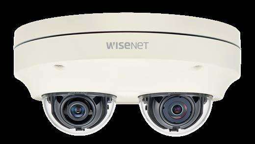 Wisestream II Support PNM-9081VQ 20Megapixel Multi-directional 360 Camera 4ea x 2560 x 1920 resolution (Max. 20MP) 4ea x 3.6 ~ 9.4mm (2.