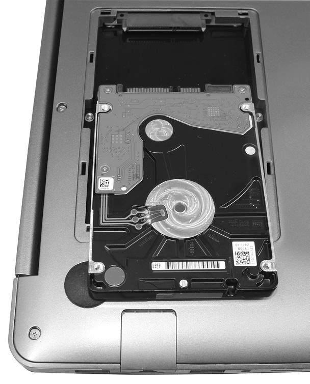 5. Remove the HDD/SSD bay cover as shown below: 6.