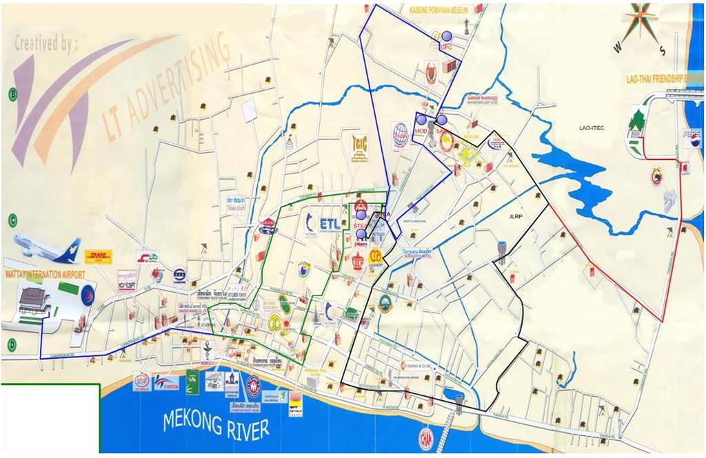 E-Government Project (Cont ) 10 Wimax Base Stations in Vientiane DongDok ດ ງໂດກ KM 21