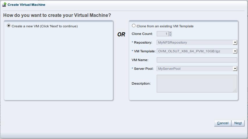 Creating a virtual machine from an ISO file 4. The Create Virtual Machine wizard is displayed.