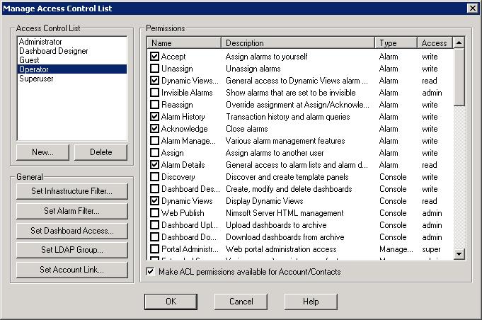Connecting Access Control Lists to LDAP Users You can create Access Control Lists (ACLs) and associate them with specific LDAP groups.
