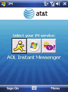 Instant Messaging If you subscribe to an instant messaging (IM) service, such as Yahoo!, AOL, or Windows Live, you can take the convenience and fun of IM on the go with your Tilt Steps? 3 Takes?