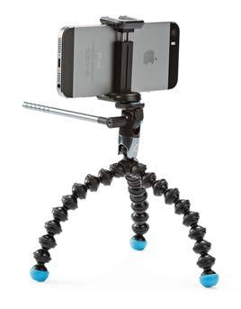 GripTight GorillaPod Video Flexible and magnetic. This smartphone stand has smooth tilt, pan and shake-free video.