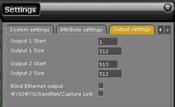 System Settings - Output Press SETUP and use the right/left arrows to select the Output Settings tab. Use the down arrow to select a cell. Use MODIFY or # MODIFY to change values.