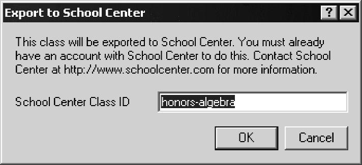 Posting Grades Online Using School Center School Center was created to help meet the web hosting needs of schools, administrators, teachers, students, and staff.