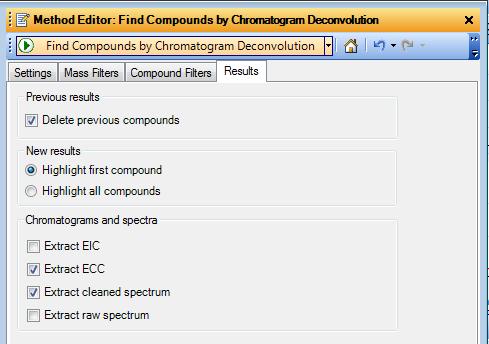 The Compound Filters tab Figure 18 The