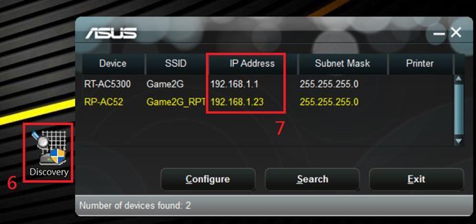 [ASUS Device Discovery]Find the IP address of your device (for Mac OS X) 1.