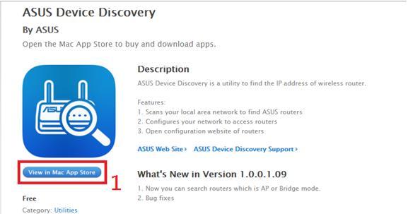 apple.com/app/asus-device-discovery/id995124504 2.