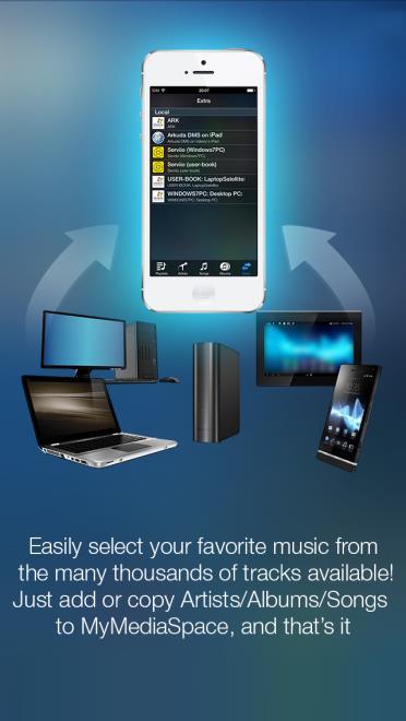Also you can listen to your favorite music on a wide array of different devices.