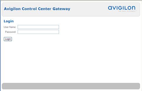 Accessing the Gateway On the computer running the Gateway, the Gateway configuration can be accessed in any of the following ways: NOTE: Double-click the Avigilon Control Center Gateway shortcut on