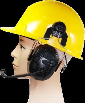 Controls and Connection Dual clip design fits standard hard hat Push-To-Talk BUTTON When the MobilitySound BTH-800 Bluetooth headset is paired with a MobilitySound Adapter, press and hold this button
