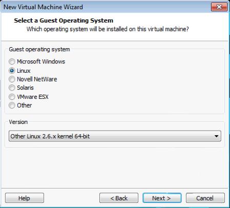 Installing on VMware Workstation FIGURE 4-6. Select a guest operating system 8. Click Next. The Name the Virtual Machine screen appears. 9. Type a name for the virtual machine, and click Next.