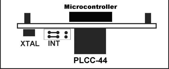 Probe C5xx The following figure shows the location of the Microcontroller. FIGURE 2.5: P-C5xx Microcontroller Probe C51LV This is similar to the above without the EH-Module.