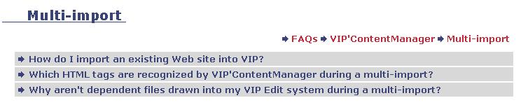 Alternately, the FAQ page can also be reached via the section Knowledge Base.