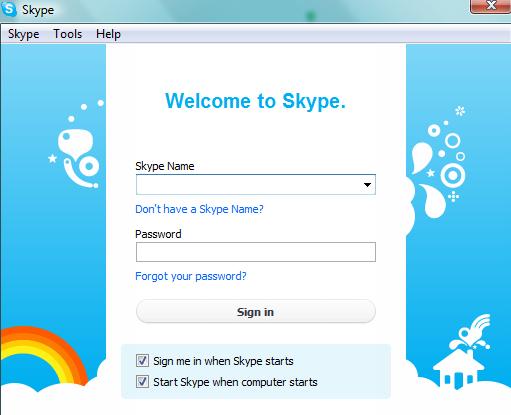 Step 1: After downloading Skype (if you haven t already downloaded the program, click here),