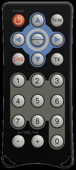 AND SEARCH SYSTEM NUMBER KEYPAD FOR CHANNEL PRE-SELECTION DOWN