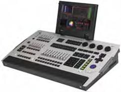 450 LEPRECON LP-612/LP-624 CONTROL CONSOLES Available with 12 or 24 channels, these consoles incorporate full travel faders and a rugged aluminum chassis.