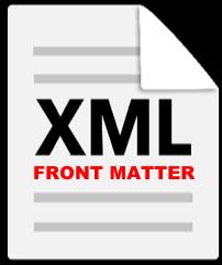 converted XML front matter