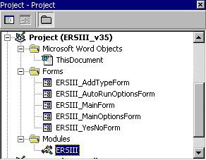 ERSIII v3.6 User Guide Page 8 Copying ERS into Existing Templates If you have an existing Document Factory template file (stored in a.