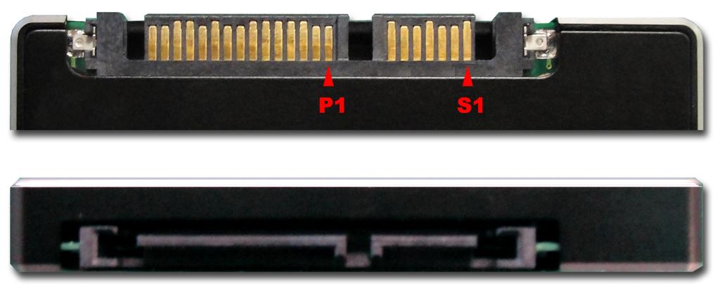 5 SATA-III SSD is equipped with 7 pins in the signal segment and 15