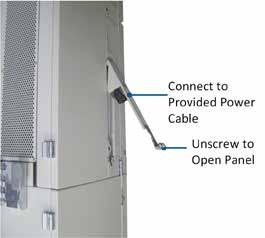 GX supports single-mode fiber. An OptiTap cable (ordered separately) is used for the fiber optic connections. It is recommended to allow a drip loop when connecting. IMPORTANT!