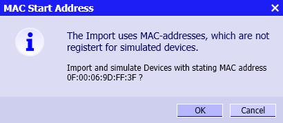 Configuring the Profinet IO Gateway Figure 3-11: Aigning a MAC tart addre You may aign arbitrary MAC addree.