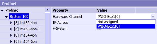 All available channel are made available in the Hardware Channel uing the interface module name (ee Figure 3-14). After aving, a channel that wa aigned to a gateway will not be available any more.