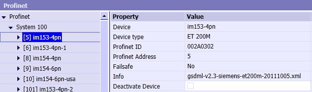 Editing the Profinet IO gateway Figure 4-7: Propertie of a device You may alo et thi property of a device when the imulation i already running.