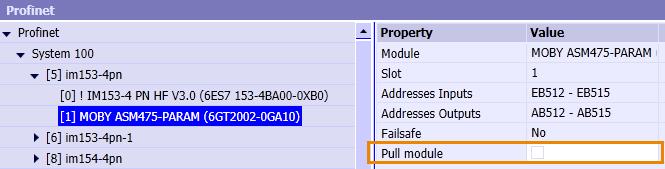 2 Unplugging and plugging of module A module propertie are alo hown on the right ide of the propertie view (ee Figure 4-8).