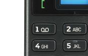 Soft Keys Menu Select/OK On hook/clear/power Provides many different call control features