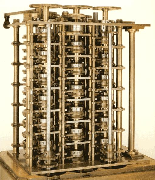 The Difference Engine Originally a computer was a job description of a person who created numerical tables, e.g. log 2 (x) Babbage had a scheme to automate table creation using finite differences.