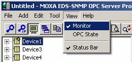 Featured Function Delete Click the right mouse button to delete Device, Group and TAG Rename Click the right mouse button to rename Device, Group and TAG TAG Definition SNMP Data Type / OPC TAG Data