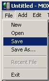 to export revised files by selecting Save or Save As under the File menu.