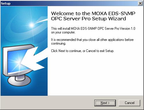 How to use EDS-SNMP Installing the Software Follow the instructions given here to install the OPC Pro software. 1.