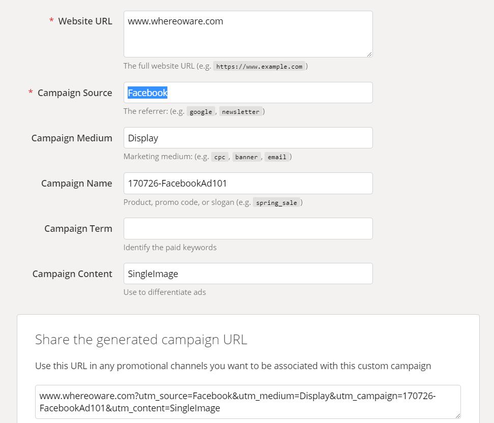 STEP 3: START TRACKING CAMPAIGNS Track external traffic by appending UTM parameters to URLs