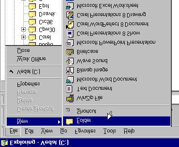 Drive Open Windows Explorer from Start menu: In