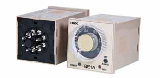 GE1A Key features: DPDT or SPDT + instantaneous SPDT 8-pin, octal base Repeat error ±0.