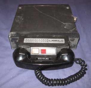 Demo in 1973 with handheld mobile brick to a landline subscriber telephone. Had to stay within cell for whole call. In 1983, the first mobile phones went on sale in the U.S.