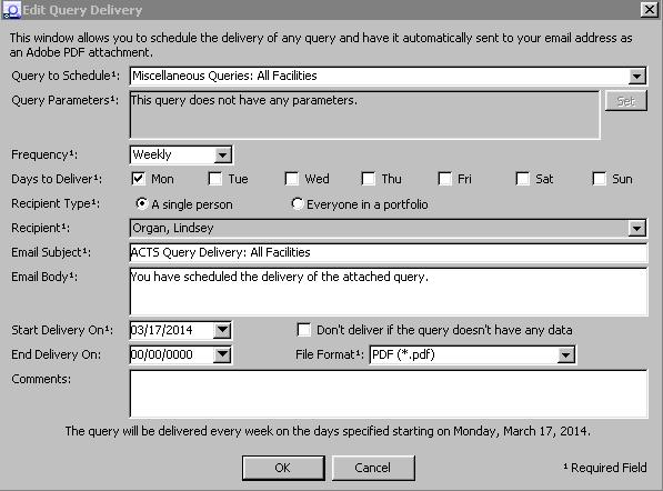 Query Delivery was also added, which functions