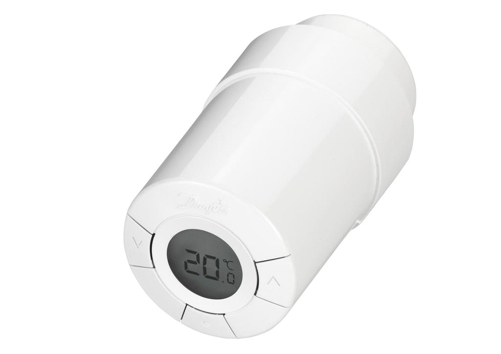 living connect, Z-Wave Certified Electronic Radiator Thermostat Application living connect is battery powered, compact and very easy to operate with only three buttons on the front.