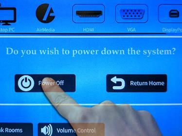 If you displayed the Do you wish to power down the system?