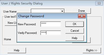 Password fields respectively, and then click OK. 8.