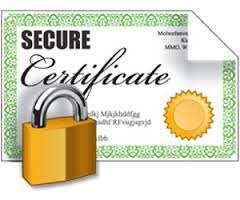 A public Key + users identity = certificate. Certificates are signed by certificate authority (CA).