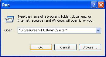 Installing SeaGreen For PCs To install SeaGreen, you will need the installation file you downloaded from SeaGreen's website or the installation CD that came in your SeaGreen retail box.