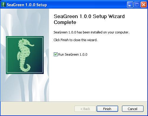 For Macs To install SeaGreen on a Mac, you will need the installation file you downloaded from SeaGreen's website or the installation CD that came in your SeaGreen retail box. 1.
