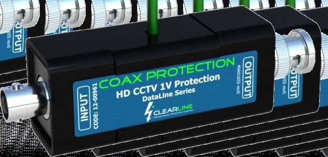 THE DATALINE SERIES HD Coaxial Network/CCTV Protection - Easy installation - Low insertion loss - Failsafe protection - Compact design 12-00961 / 12-00971 rev 0 Coaxial protection for High Definition
