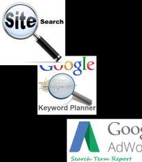 Use multiple keyword sources AdWords top navigation menu: Tools > Keyword