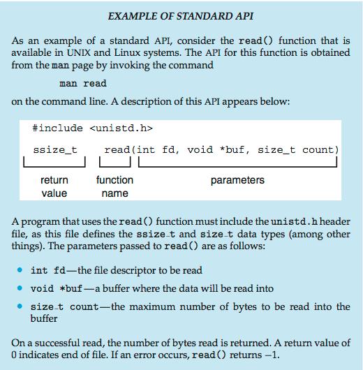 Example of Standard API 2.